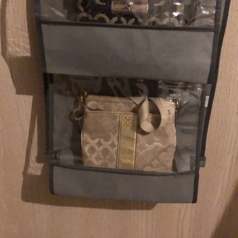6 Pocket Purse Organizer Space Saver Display Protective